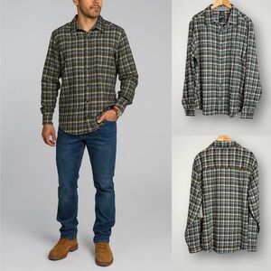 Marmot Fairfax Midweight Flannel Shirt Mens Size XL UPF 20 Long Sleeve Pocket